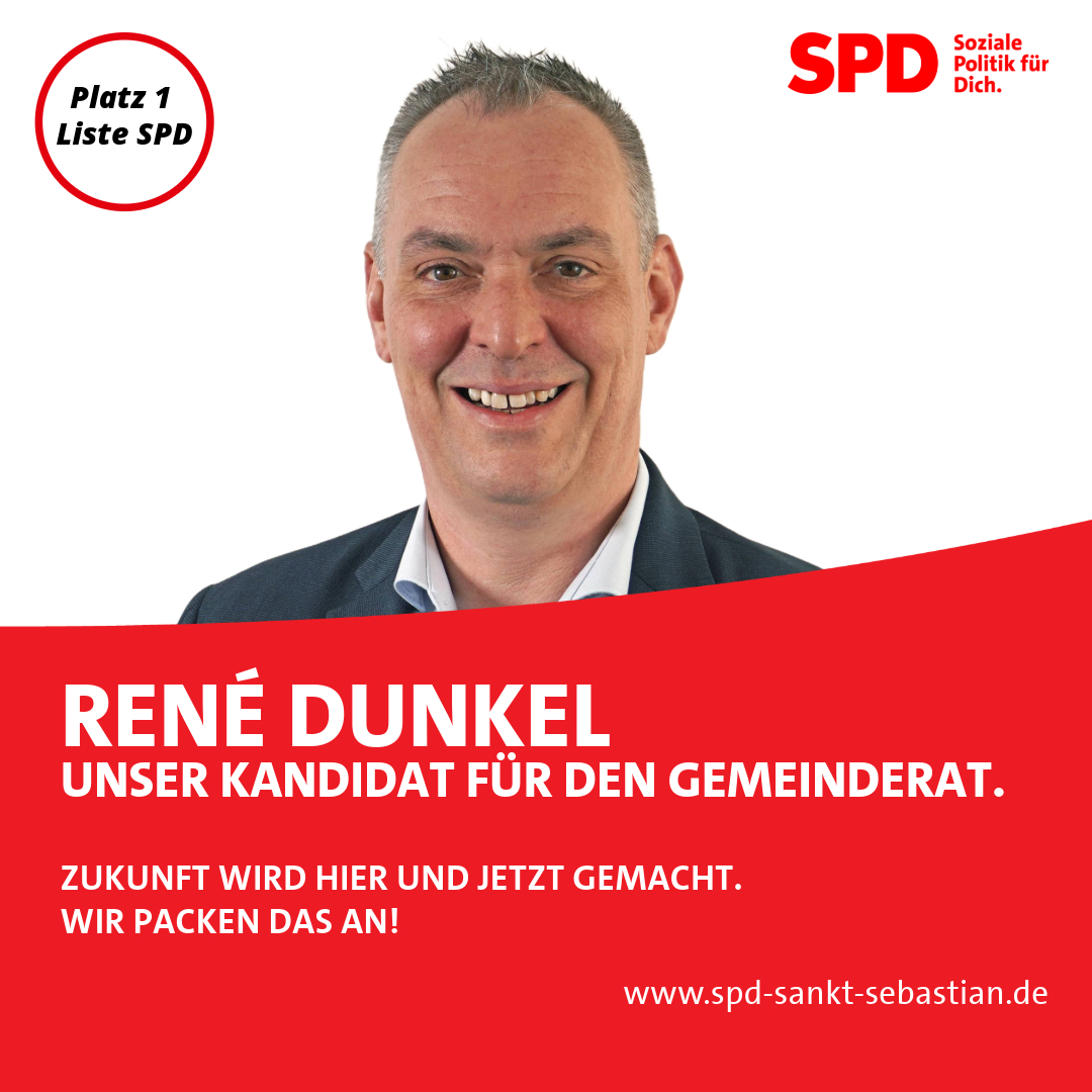 Gemeinderat 2024 Listenplatz 1 - René