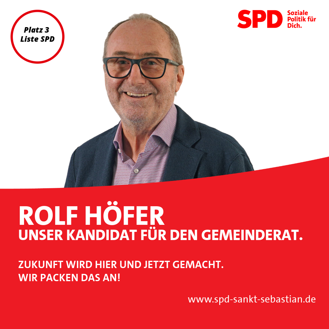 Gemeinderat 2024 Listenplatz 3 - Rolf